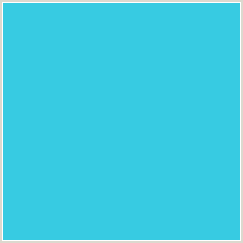 37CBE2 Hex Color Image (LIGHT BLUE, PICTON BLUE)