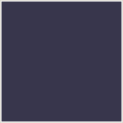 38364C Hex Color Image (BLUE, BRIGHT GRAY)