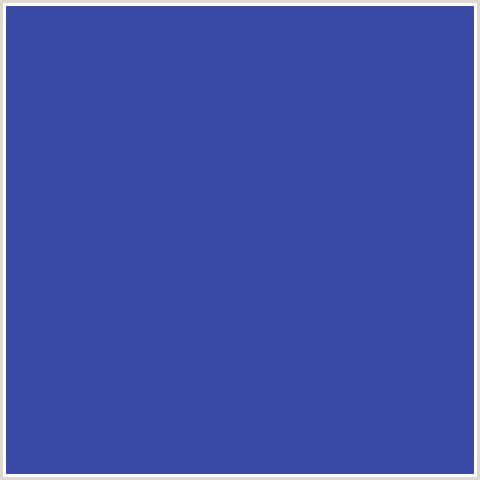 3849A6 Hex Color Image (BLUE, SAPPHIRE)