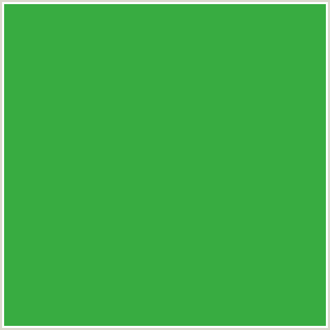 38AC41 Hex Color Image (APPLE, GREEN)