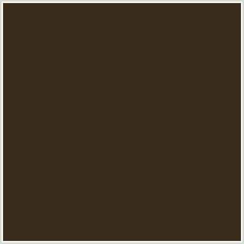 392C1B Hex Color Image (BLACK MARLIN, BROWN, ORANGE)