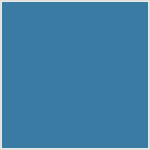 397BA2 Hex Color Image (ASTRAL, BLUE)