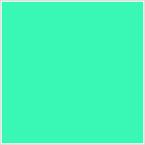 39F7B5 Hex Color Image (BRIGHT TURQUOISE, GREEN BLUE)