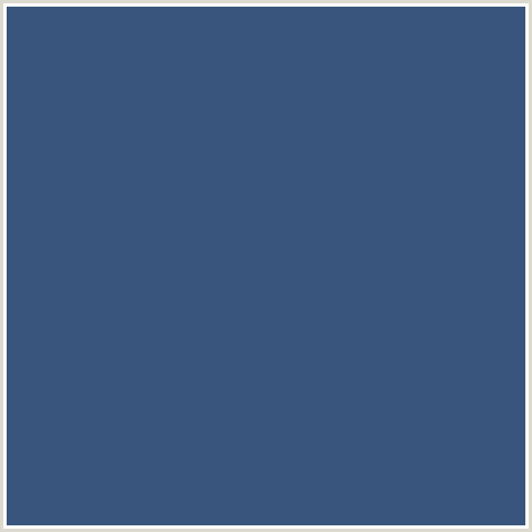 3A557D Hex Color Image (BLUE, EAST BAY, MIDNIGHT BLUE)