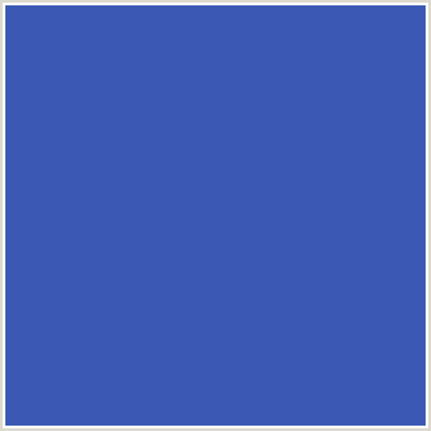 3A58B4 Hex Color Image (AZURE, BLUE)