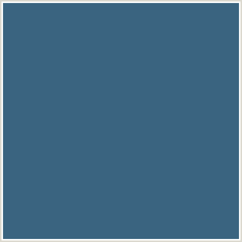 3A6480 Hex Color Image (BLUE, MING)