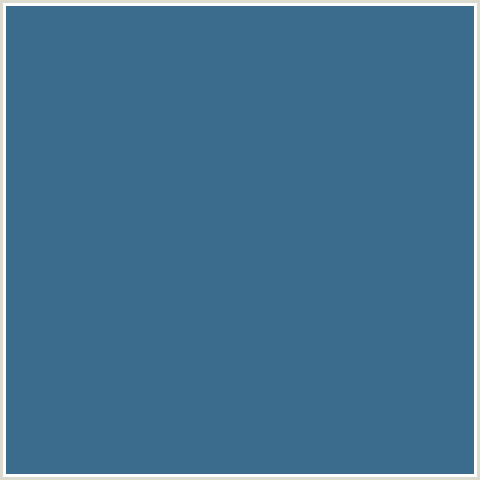 3B6B8D Hex Color Image (BLUE, MING)