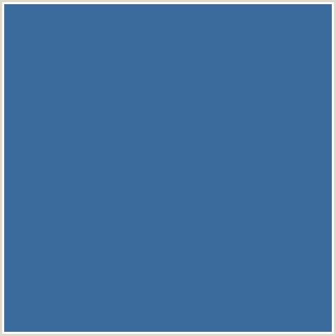 3B6B9C Hex Color Image (BLUE, SAN MARINO)