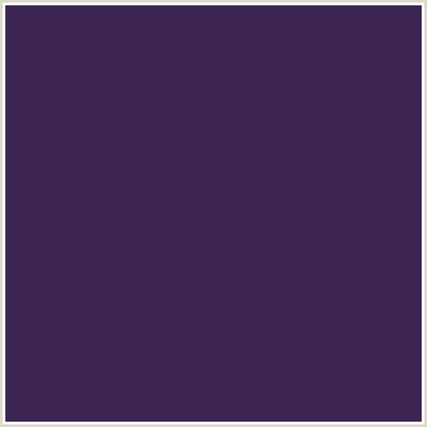 3C2551 Hex Color Image (BOSSANOVA, VIOLET BLUE)