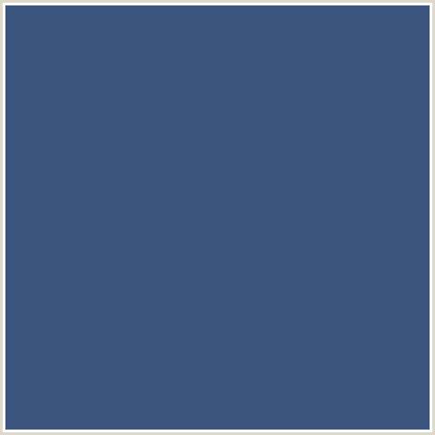 3C557E Hex Color Image (BLUE, EAST BAY, MIDNIGHT BLUE)