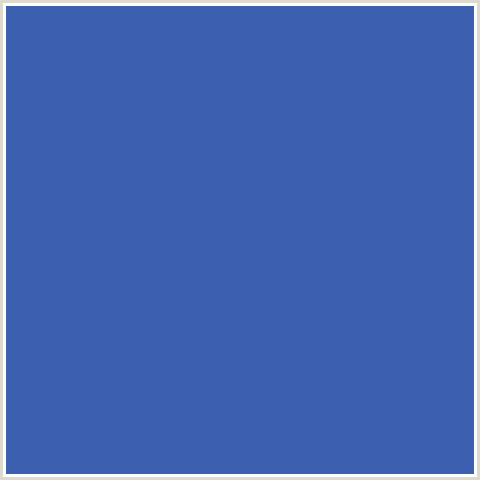 3C5FB0 Hex Color Image (BLUE, SAN MARINO)