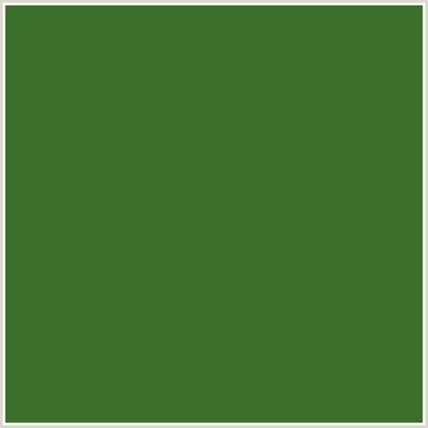 3C6E2C Hex Color Image (CHALET GREEN, GREEN)