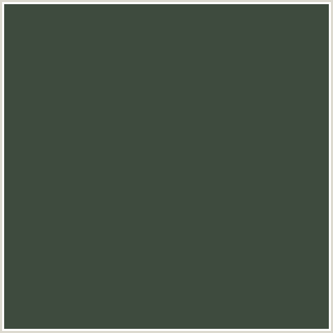 3E4B3E Hex Color Image (GREEN, LUNAR GREEN)