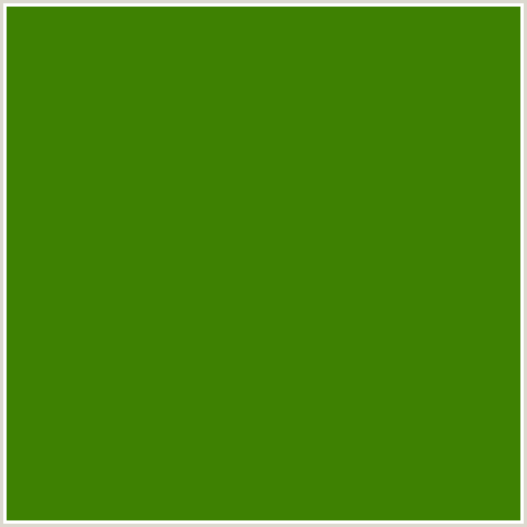 3E8102 Hex Color Image (FOREST GREEN, GREEN, LIMEADE)