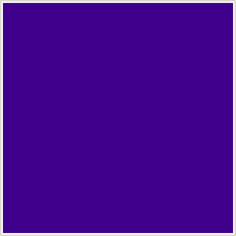 3F008B Hex Color Image (BLUE VIOLET, PIGMENT INDIGO)