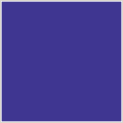 3F3691 Hex Color Image (BLUE, MINSK)