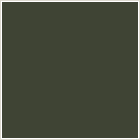3F4434 Hex Color Image (GREEN YELLOW, KELP)