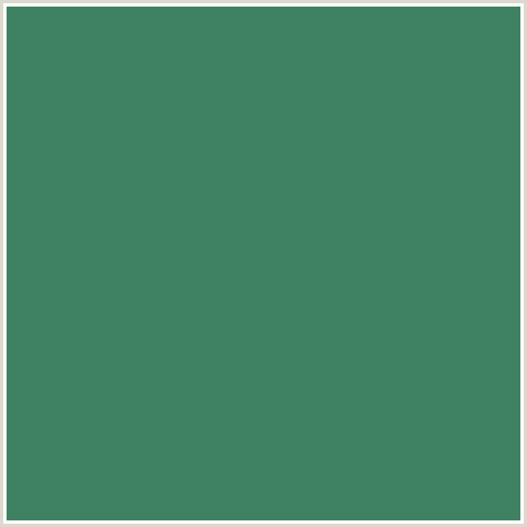 3F8263 Hex Color Image (GREEN BLUE, VIRIDIAN)