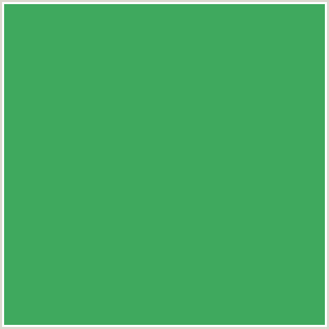 3FA95E Hex Color Image (CHATEAU GREEN, GREEN)
