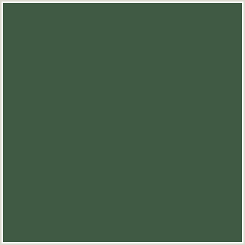 405A44 Hex Color Image (GRAY ASPARAGUS, GREEN)