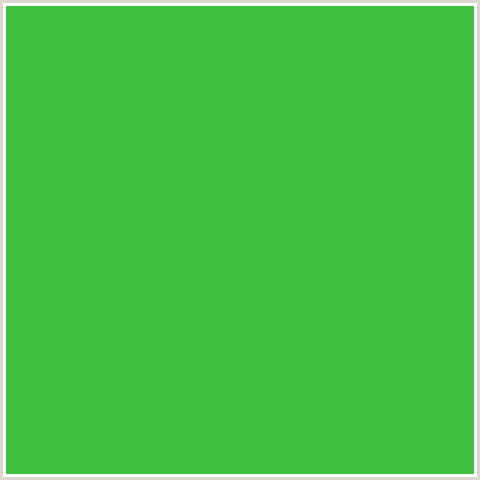 40C040 Hex Color Image (APPLE, GREEN)