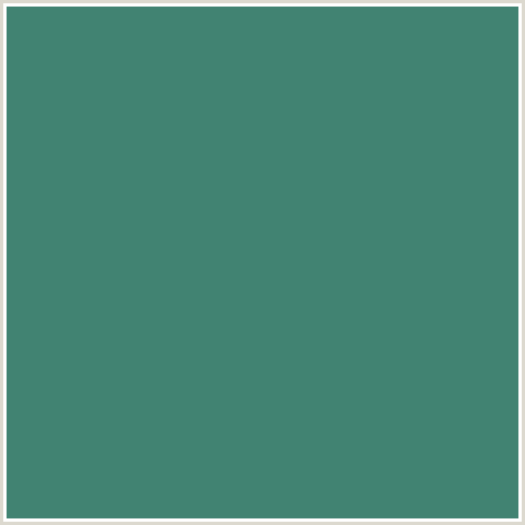 418372 Hex Color Image (BLUE GREEN, VIRIDIAN)