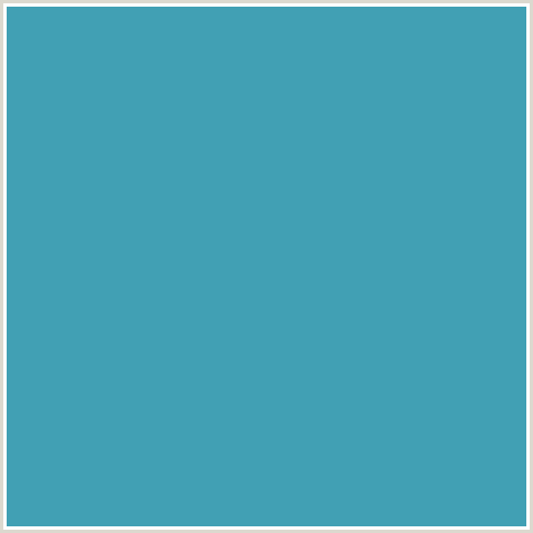 41A0B4 Hex Color Image (LIGHT BLUE, PELOROUS)