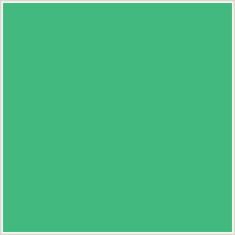 42BA7F Hex Color Image (GREEN BLUE, OCEAN GREEN)