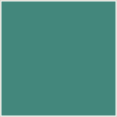43877C Hex Color Image (BLUE GREEN, VIRIDIAN)