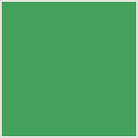 43A15B Hex Color Image (CHATEAU GREEN, GREEN)