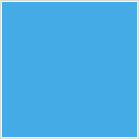 43ACE6 Hex Color Image (BLUE, PICTON BLUE)