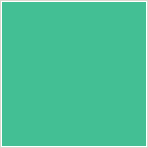 43BF94 Hex Color Image (GREEN BLUE, PUERTO RICO)