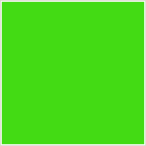 43DB14 Hex Color Image (GREEN, LIMA)