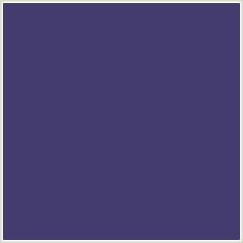 443E6C Hex Color Image (BLUE, EAST BAY)