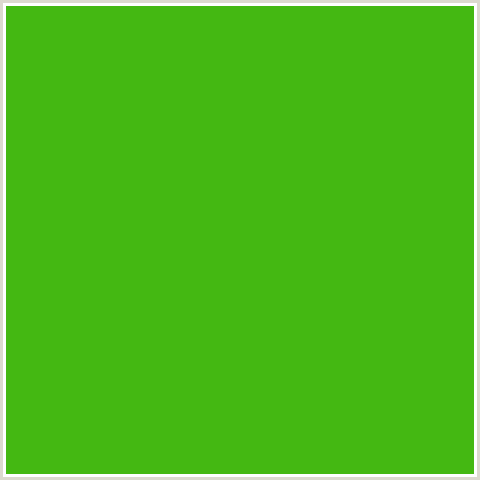 44B812 Hex Color Image (CHRISTI, GREEN)