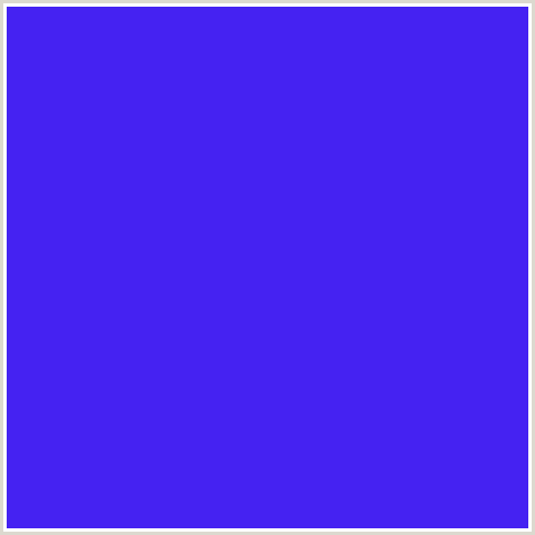 4522F2 Hex Color Image (BLUE, BLUE VIOLET)