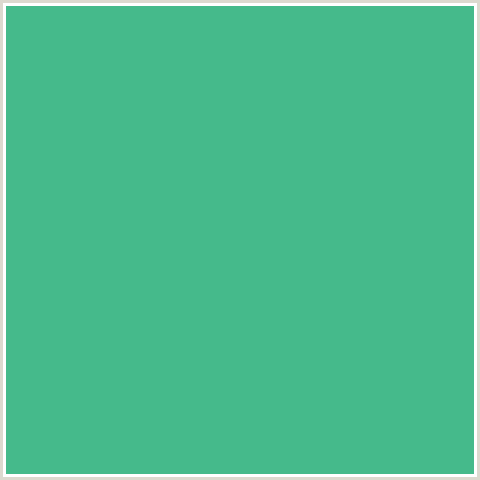 45BA8B Hex Color Image (GREEN BLUE, OCEAN GREEN)