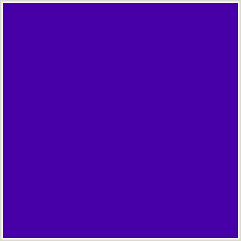 4700A8 Hex Color Image (BLUE VIOLET, PURPLE)