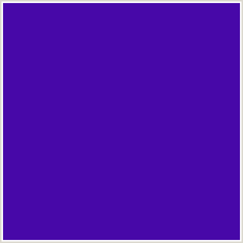 4708A8 Hex Color Image (BLUE VIOLET, KINGFISHER DAISY)