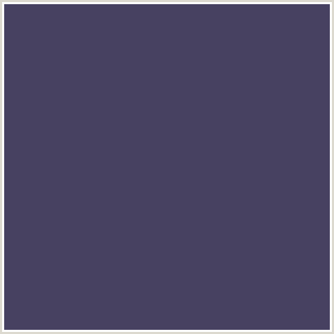 474161 Hex Color Image (BLUE VIOLET, MULLED WINE)