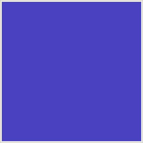 4741BF Hex Color Image (BLUE, INDIGO)