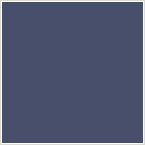 474F6B Hex Color Image (BLUE, FIORD)