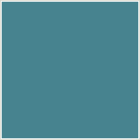 47838F Hex Color Image (LIGHT BLUE, SMALT BLUE, TEAL)