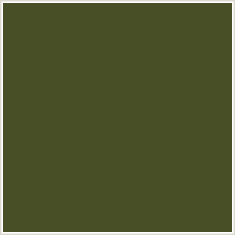 484F26 Hex Color Image (GREEN YELLOW, WOODLAND)