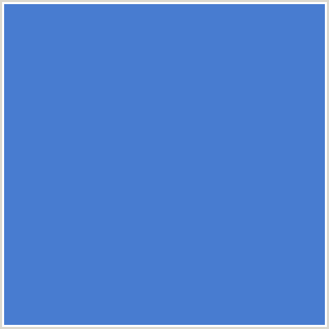 487CD0 Hex Color Image (BLUE, HAVELOCK BLUE)