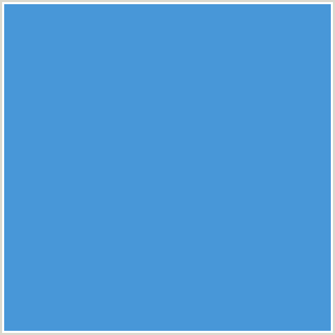 4897D8 Hex Color Image (BLUE, HAVELOCK BLUE)