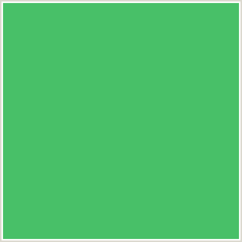 48C068 Hex Color Image (EMERALD, GREEN)