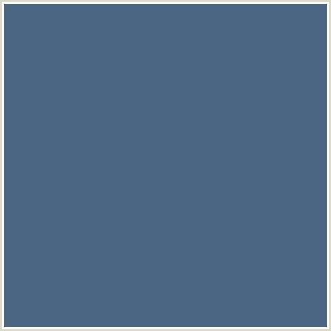 496480 Hex Color Image (BLUE, BLUE BAYOUX)