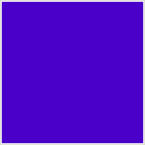 4A00C9 Hex Color Image (BLUE VIOLET, PURPLE)