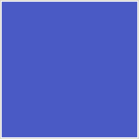 4A5AC5 Hex Color Image (BLUE, INDIGO)